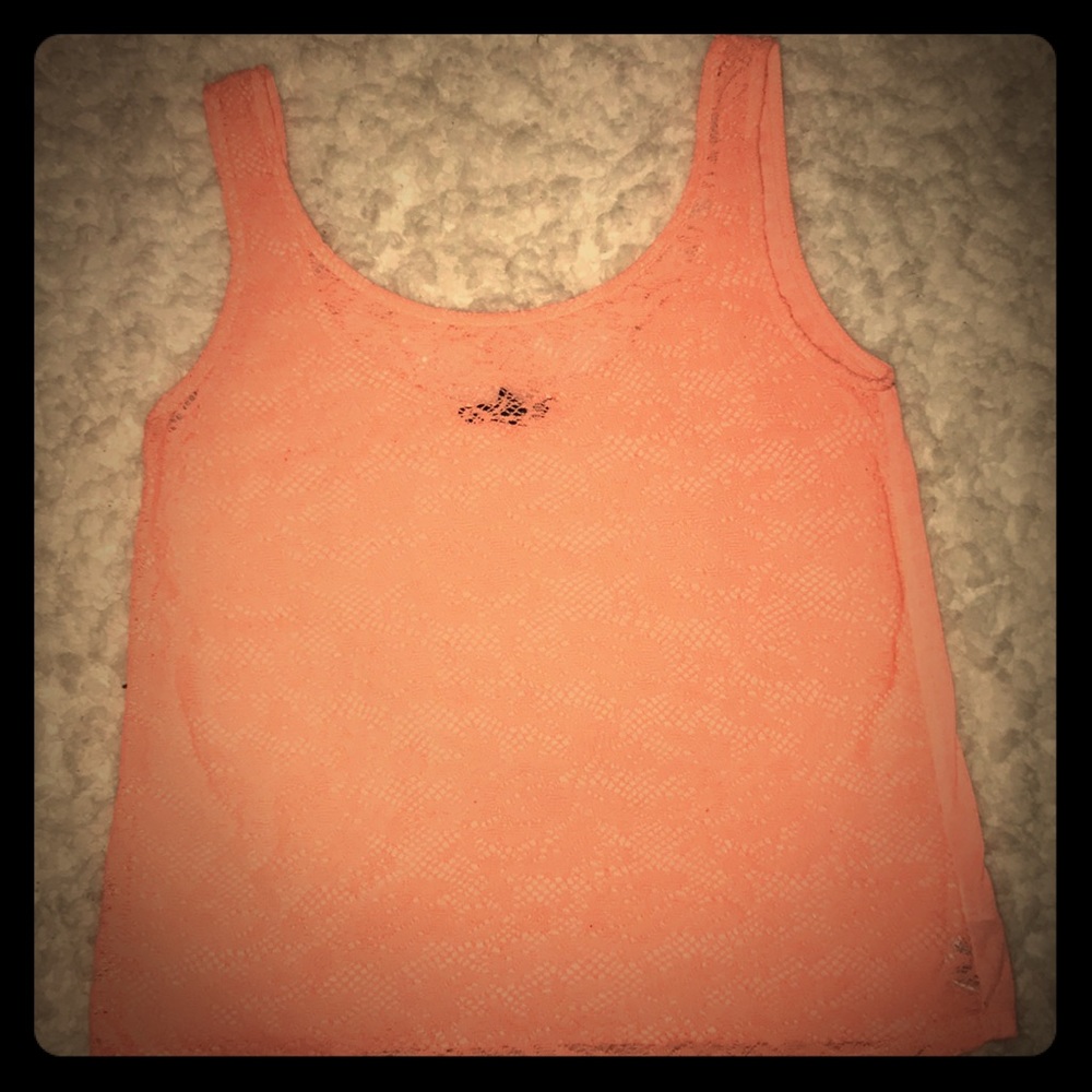 Orange tank top